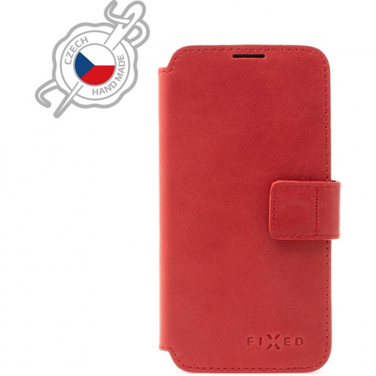 FIXED ProFit kožené pouzdro Apple iPhone 13 Pro Max červené