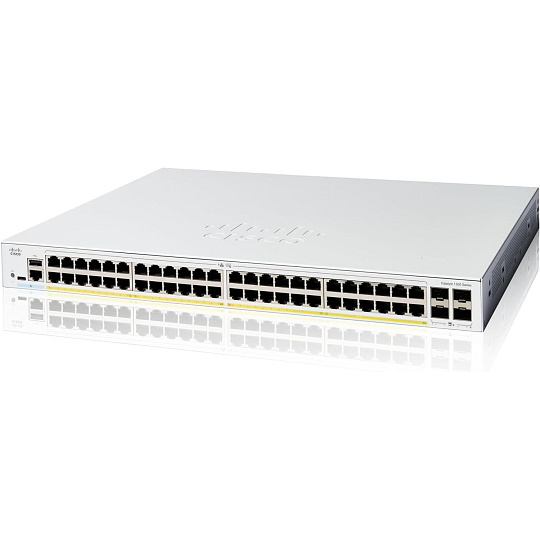 Cisco Catalyst switch C1300-48P-4X (48xGbE,4xSFP+,48xPoE+,375W) Cisco Catalyst switch C1300-48P-4X (48xGbE,4xSFP+,48xPoE+,375W)