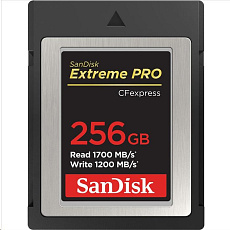 SanDisk Extreme Pro CFexpress Card 256GB, Type B, 1700MB/s Read, 1200MB/s Write SanDisk Extreme Pro CFexpress Card 256GB, Type B, 1700MB/s Read, 1200MB/s Write