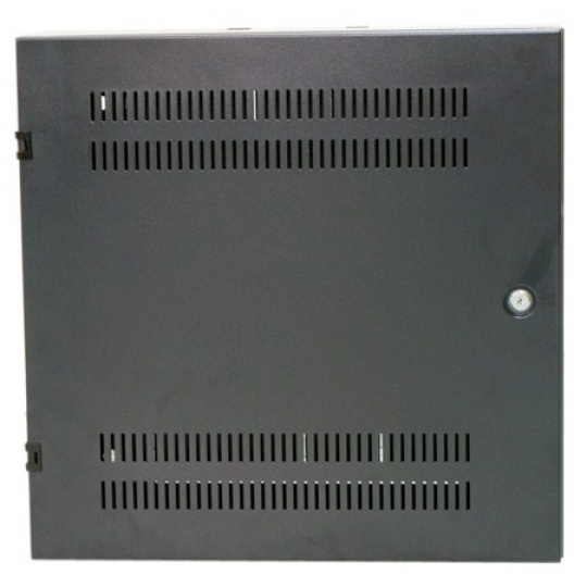 LEXI-Net 19" nástěnný vertikální rozvaděč SOHO 2U+4U, šířka 540mm, hloubka 170mm, perforované dveře, černý