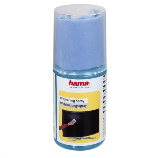 Hama čisticí sprej na TV, 200 ml, včetně utěrky Hama čisticí sprej na TV, 200 ml, včetně utěrky