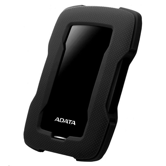 BAZAR - ADATA Externí HDD 5TB 2,5" USB 3.1 HD330, BLACK COLOR BOX, černý (gumový, nárazu odolný) - Poškozený obal (Kompl