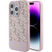 Guess PU G Cube MagSafe kryt iPhone 15 Pro růžový