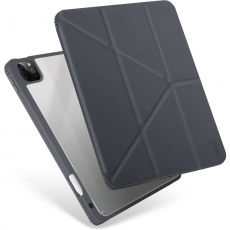 UNIQ Moven Antimikrobiální pouzdro iPad Pro 12,9" (20/21/22) šedé