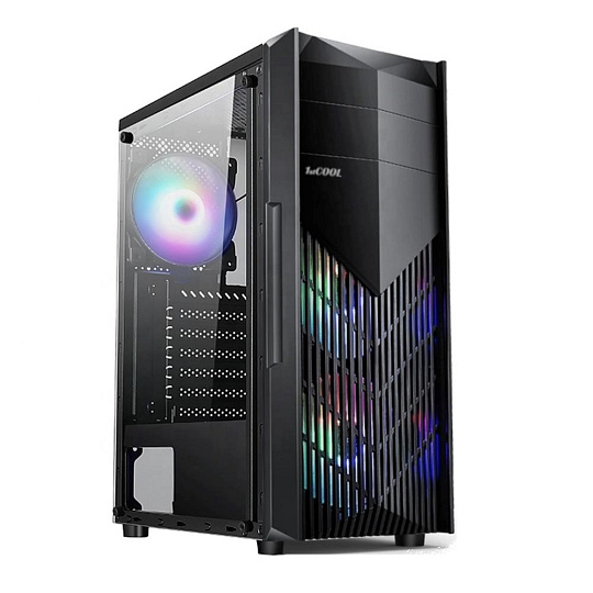 1stCOOL skříň MONSTER EVO, Mid Tower, AU, USB 3.0, 2x 120mm, černá