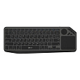 C-TECH Klávesnice WLTK-02, Bezdrátová, Touchpad, černá