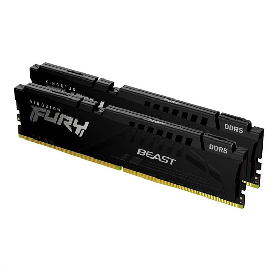 KINGSTON DIMM DDR5 64GB (Kit of 2) 6000MT/s CL36 FURY Beast Černá EXPO KINGSTON DIMM DDR5 64GB (Kit of 2) 6000MT/s CL36 FURY Beast Černá EXPO