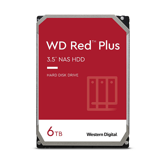 WD RED PLUS NAS WD60EFPX 6TB, SATA III 3.5", 256MB 5400RPM, 180MB/s, CMR WD RED PLUS NAS WD60EFPX 6TB, SATA III 3.5", 256MB 5400RPM, 180MB/s, CMR
