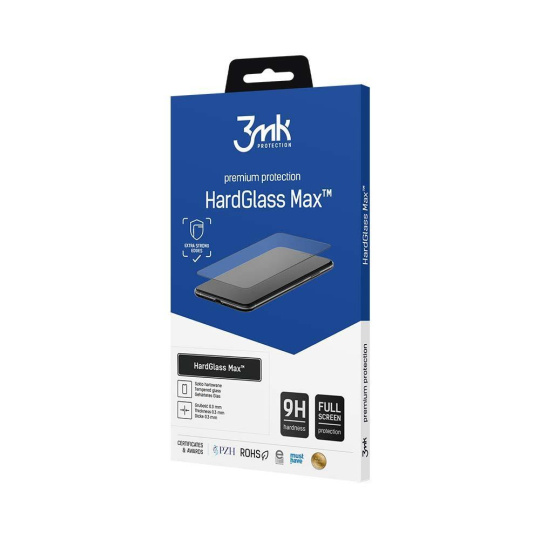 3mk tvrzené sklo HardGlass Max pro Apple iPhone 13 mini, černá