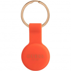 Guess Liquid Silicone Classic Logo pouzdro pro AirTag oranžové Guess Liquid Silicone Classic Logo pouzdro pro AirTag oranžové