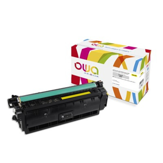 OWA Armor toner pro HP Color Laserjet Ese M552, M553, MFP M577, 9500   Stran, CF362X, žlutá/yellow