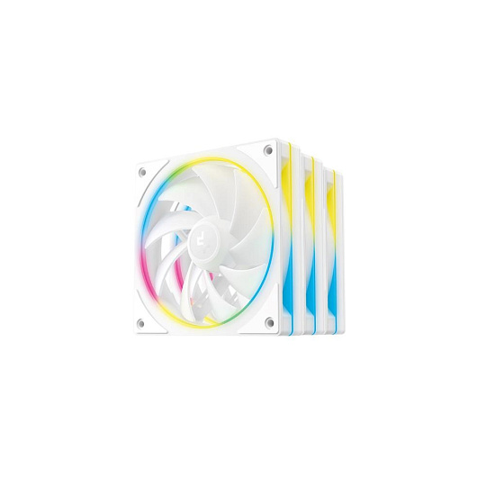DEEPCOOL Ventilátor FL12 SE WH 3v1, 3x 120mm, ARGB, bílá