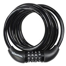 Master Lock Spirálový kombinační zámek na kolo  8221EURDPRO - 1,8m