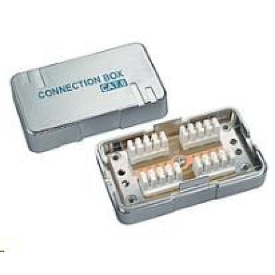 Solarix Spojovací box CAT6 STP 8p8c LSA+/Krone KRJS45-VEB6 Solarix Spojovací box CAT6 STP 8p8c LSA+/Krone KRJS45-VEB6