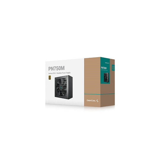 DEEPCOOL zdroj 750W PN750M, 120mm, 80+ Gold , ATX 3.1, černá