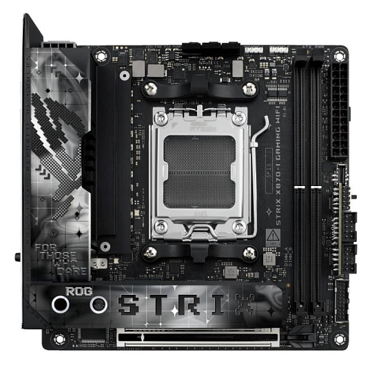 ASUS MB Sc AM5 ROG STRIX X870-I GAMING WIFI, AMD X870, 2xDDR5, 1xHDMI, 2xUSB4, WiFi, Mini-ITX ASUS MB Sc AM5 ROG STRIX X870-I GAMING WIFI, AMD X870, 2xDDR5, 1xHDMI, 2xUSB4, WiFi, Mini-ITX