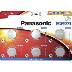 Panasonic CR2032 lithiová baterie, 6 ks