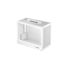 DEEPCOOL Case CH160 PLUS WH, mATX, Průhledná bočnice, bílá