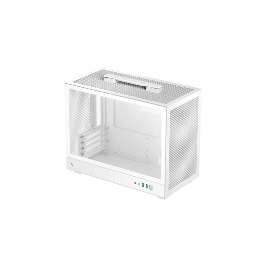 DEEPCOOL Case CH160 PLUS WH, mATX, Průhledná bočnice, bílá DEEPCOOL Case CH160 PLUS WH, mATX, Průhledná bočnice, bílá