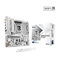 ASRock MB Sc LGA1851 B860M Challenger WiFi WHITE, Intel B860, 4xDDR5,1xHDMI, WiFi, mATX ASRock MB Sc LGA1851 B860M Challenger WiFi WHITE, Intel B860, 4xDDR5,1xHDMI, WiFi, mATX