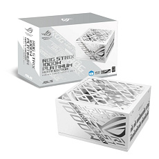 ASUS zdroj ROG STRIX 1000W White, 135mm, 80 Plus Platinum, Plně modulární, ATX 3.1