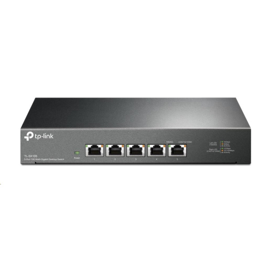 TP-Link switch TL-SX105, 5x 10GbE, fanless