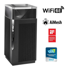 ASUS ZenWiFi Pro ET12 1-pack Wireless AXE11000 Tri-band Mesh WiFi 6E System, 2.5G WAN/LAN ASUS ZenWiFi Pro ET12 1-pack Wireless AXE11000 Tri-band Mesh WiFi 6E System, 2.5G WAN/LAN
