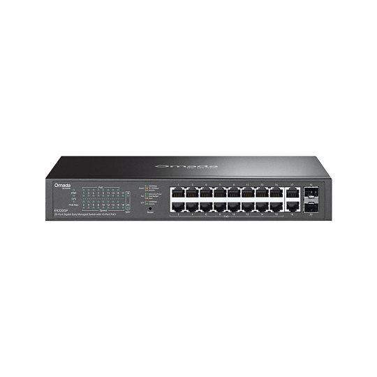 TP-Link OMADA switch ES220GP (18xGbE,2xSFP,16xPoE+,150W)
