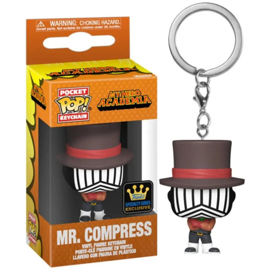 Funko POP! Keychain: MHA - Mr. Compress (Hideout)