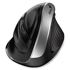 GENIUS Vertikální myš Ergo 8250S Silver Grey/ 1600 dpi/ bezdrátová/ 6tlačítek/ tichá/ černostříbrná GENIUS Vertikální myš Ergo 8250S Silver Grey/ 1600 dpi/ bezdrátová/ 6tlačítek/ tichá/ černostříbrná