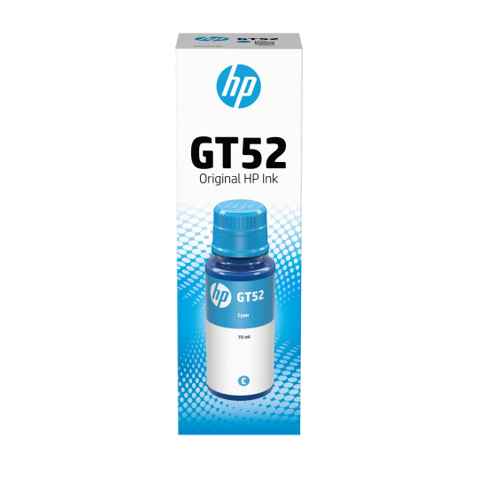HP GT52 Cyan Original Ink Bottle (8,000 pages) HP GT52 Cyan Original Ink Bottle (8,000 pages)
