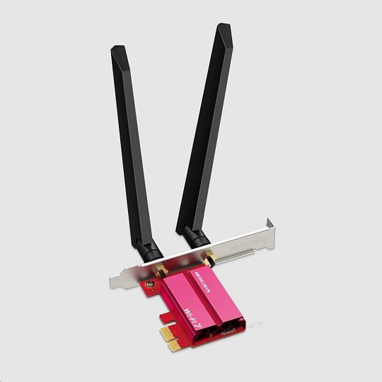 MERCUSYS MA47BE WiFi7 PCIe adapter (BE9300,2,4GHz/5GHz/6GHz,Bluetooth5.4) MERCUSYS MA47BE WiFi7 PCIe adapter (BE9300,2,4GHz/5GHz/6GHz,Bluetooth5.4)