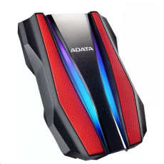 ADATA Externí HDD 2TB 2,5" USB 3.2 HD770G, červená ADATA Externí HDD 2TB 2,5" USB 3.2 HD770G, červená