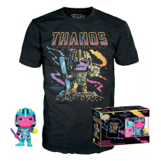 Funko POP! & Tee Box: Marvel - Thanos (BKLT) L
