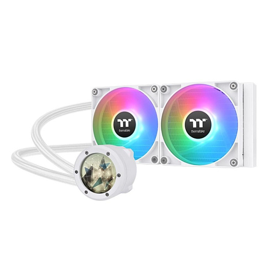 THERMALTAKE Vodní chladič TH240 V2 Ultra ARGB, 2x120mm ARGB, LGA1851, AM5, bílá