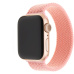 FIXED provlékací nylonový řemínek Apple Watch 42/44/45mm XL růžový