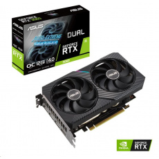 ASUS VGA NVIDIA DUAL-RTX3060-O12G-V2, RTX 3060, 12GB GDDR6, 3xDP, 1xHDMI