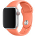 FIXED Silicone Strap set silikonových řemínků Apple Watch 42/44/45mm oranžový