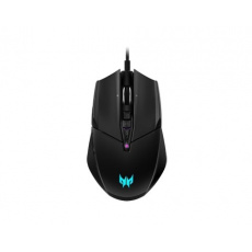 ACER GAMING MOUSE -  max. 19000dpi,10 programovatelných tlačítek, 4 barvy podsvícení,životnost 20 mil. kliknutí