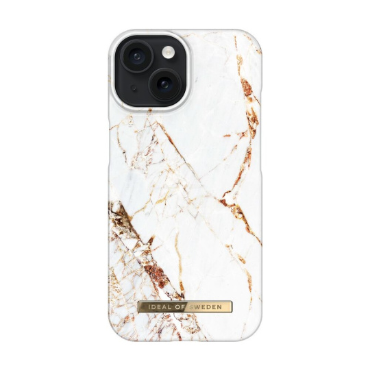 iDeal Of Sweden Fashion zadní kryt iPhone 15 Carrara Gold