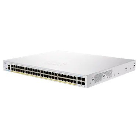 Cisco switch CBS350-48P-4G, 48xGbE RJ45, 4xSFP, PoE+, 370W - REFRESH