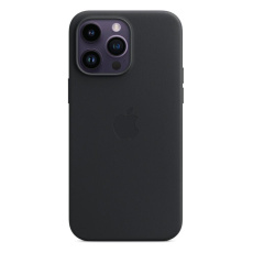 Apple kožený kryt s MagSafe na iPhone 14 Pro Max temně inkoustový