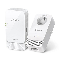 TP-Link PGW2440 KIT EasyMesh WiFi6 průchozí powerline set (G.hn2400,AX1800,2,4GHz/5GHz,3xGbE) TP-Link PGW2440 KIT EasyMesh WiFi6 průchozí powerline set (G.hn2400,AX1800,2,4GHz/5GHz,3xGbE)