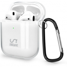 iWant AirPods 1./2..generace TPU pouzdro čiré