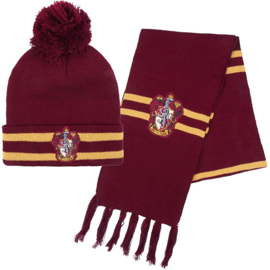 Dárkový set čepice a šála Harry Potter – Gryffindor