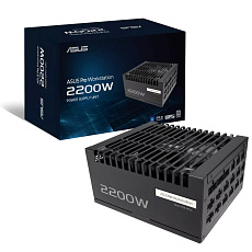 ASUS zdroj Pro WS 2200W Platinum, 140mm, Plně modulární, 80 Plus Platinum, ATX 3.1 ASUS zdroj Pro WS 2200W Platinum, 140mm, Plně modulární, 80 Plus Platinum, ATX 3.1