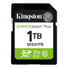 Kingston SDXC karta 1TB Canvas Select Plus, U1, V10, A1