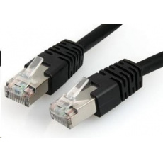 GEMBIRD kabel patchcord CAT6 stíněný FTP 1m, černý GEMBIRD kabel patchcord CAT6 stíněný FTP 1m, černý