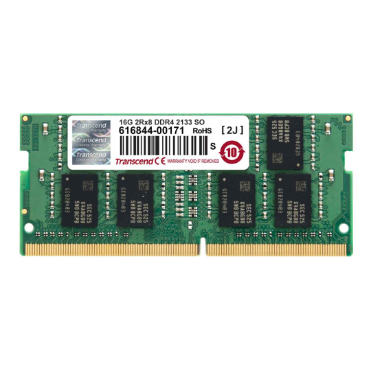 SODIMM DDR4 16GB 2133MHz TRANSCEND 2Rx8 CL15