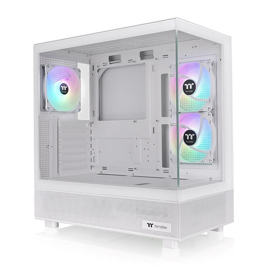THERMALTAKE Case View 270 Plus TG ARGB, ATX, Průhledná bočnice, 3x 120mm ARGB Fan, bílá